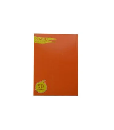 دفتر 50 برگ شومیز تک رنگ شفیعی کد:14 | شفیعی |6263041600347