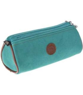 جامدادی چرمی تک زیپ مثلثی کلیپس کد:810 | کلیپس |6262570300810