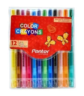 پاستل 12 رنگ پیچی پنتر کد: RC 101-12 | پنتر |6941682610122