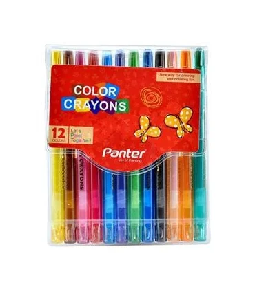 پاستل 12 رنگ پیچی پنتر کد: RC 101-12 | پنتر |6941682610122