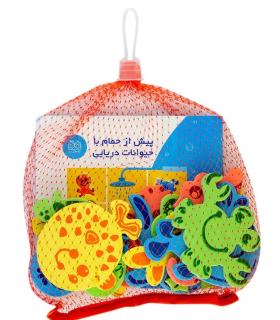 پیش از حمام با اشیا (کتاب کار به همراه فوم های داخل حمام) | خانه ادبیات |9789645454867