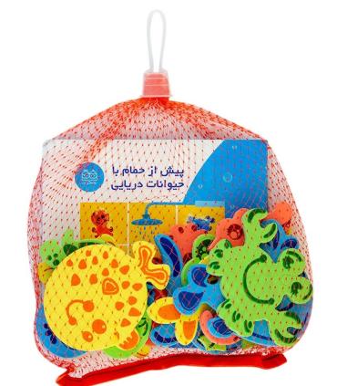 پیش از حمام با اشیا (کتاب کار به همراه فوم های داخل حمام) | خانه ادبیات |9789645454867