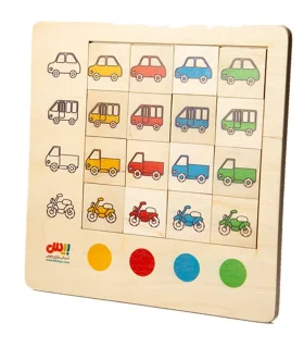 پازل هوش چوبی 16 قطعه بیس تویز | |5500000001870