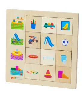 پازل رابطه چوبی 12 قطعه بیس تویز | |5500000001871