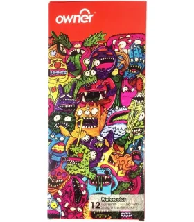 آبرنگ 12 رنگ انر کد: 513912 | انر |8809166212768