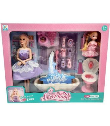 عروسک الیزا با سرویس بهداشتی و حمام کد: 289 | متفرقه |5591022299605