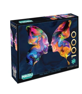 پازل 1000 تکه میروژ طرح بوسه پروانه کد: 2871 | MIROOJ |6944837808566