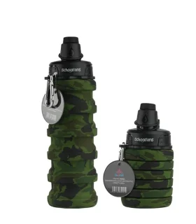 قمقمه سیلیکونی 500 میل آکاردئونی ارتشی اسکول فنس کد: 9324 | اسکول فنس |4545184899249