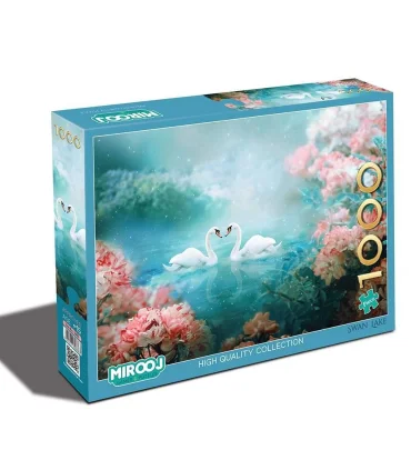 پازل 1000 تکه میروژ طرح دریاچه قو کد: 2901 | MIROOJ |6944837808863
