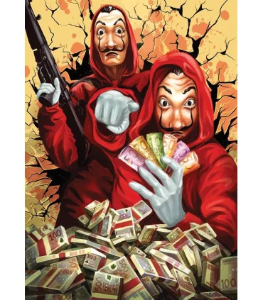 پازل 1000 تکه میروژ طرح سرقت پول کد: 2898 | MIROOJ |6944837808832