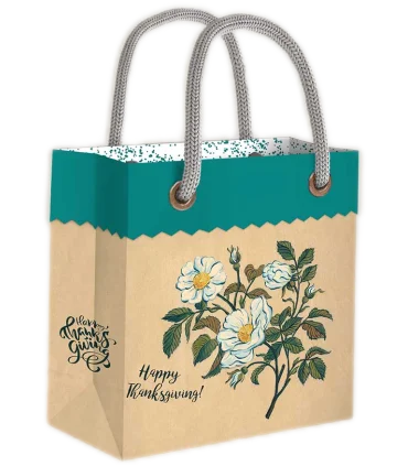 گیفت بگ گلاسه سایز 5 طرح شکرگزاری کد: 5027 | لوتوس |5591022300332