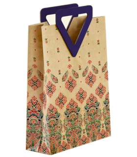 گیفت بگ کرافت سایز 3 طرح گل سنتی کد: 3049 | |5591022300346