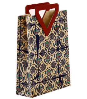 گیفت بگ کرافت سایز 3 طرح پرشین کد: 3055 | لوتوس |5591022300345