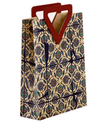 گیفت بگ کرافت سایز 3 طرح پرشین کد: 3055 | لوتوس |5591022300345