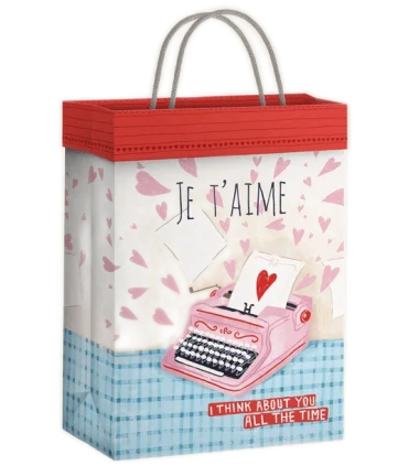 گیفت بگ فولدی سایز 3 طرح دوستت دارم کد: 3021 | لوتوس |5591022300423