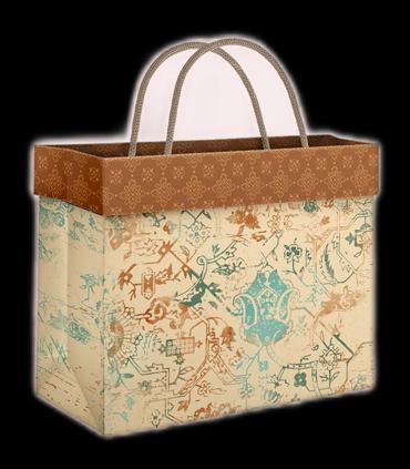 گیفت بگ فولدی سایز 6 طرح فرش قدیمی کد: 6003 | لوتوس |5591022300419