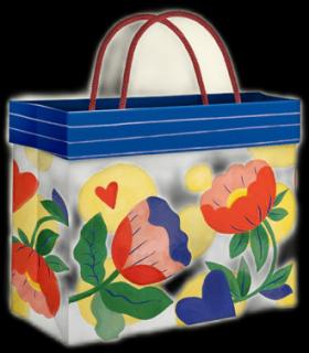 گیفت بگ فولدی سایز 6 طرح باغ دوست داشتنی کد: 6004 | لوتوس |5591022300418