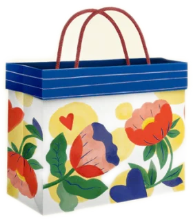 گیفت بگ فولدی سایز 6 طرح باغ دوست داشتنی کد: 6004 | لوتوس |5591022300418