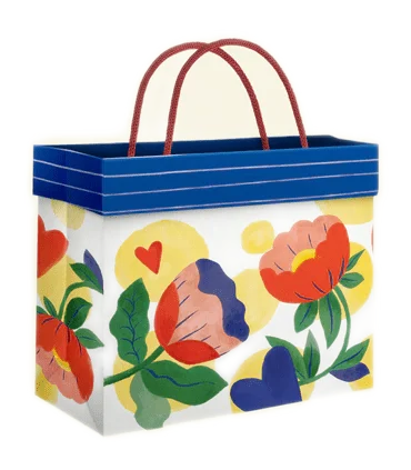 گیفت بگ فولدی سایز 6 طرح باغ دوست داشتنی کد: 6004 | لوتوس |5591022300418