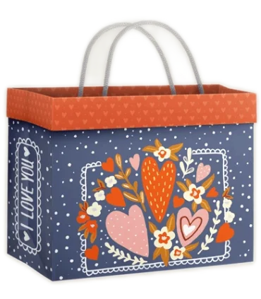 گیفت بگ فولدی سایز 7 طرح دوستت دارم کد: 7005 | لوتوس کادو |9789651184963