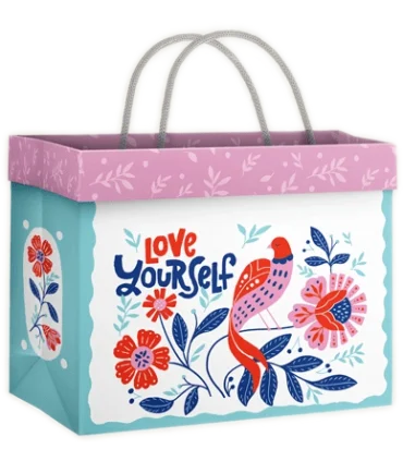 گیفت بگ فولدی سایز 7 طرح عاشق خودت باش کد: 7006 | لوتوس کادو |9789651181115