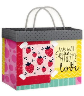 گیفت بگ فولدی سایز 7 طرح دقایق عشق کد: 7013 | لوتوس کادو |9789651181023