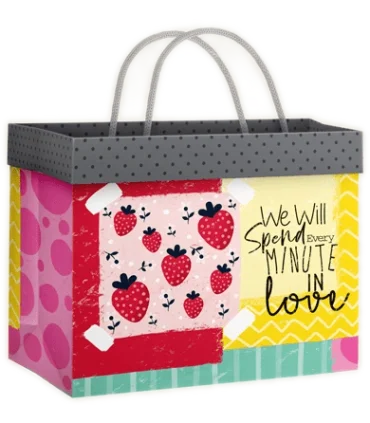 گیفت بگ فولدی سایز 7 طرح دقایق عشق کد: 7013 | لوتوس کادو |9789651181023