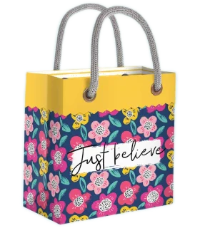 گیفت بگ گلاسه سایز 5 طرح فقط باورکن کد: 5034 | لوتوس |5591022300336