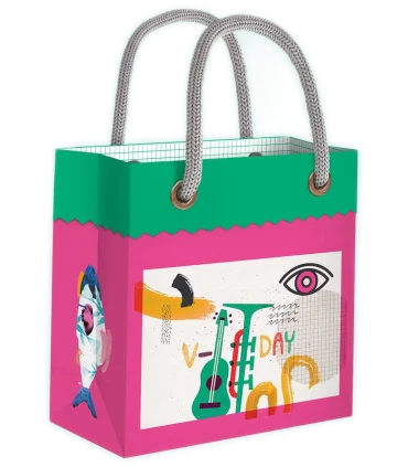 گیفت بگ گلاسه سایز 5 طرح صدای رنگ کد: 5043 | لوتوس |5591022300335