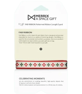 فاب ریبون سایز 1 طرح چهارخانه کد: 1013 | لوتوس |5591022300453