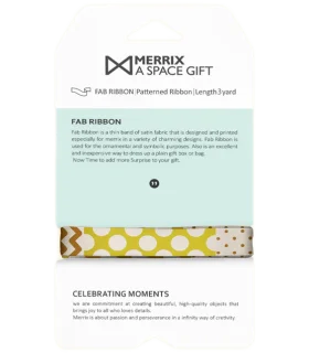 فاب ریبون سایز 1 طرح پولکا کد: 1017 | لوتوس |5591022300454