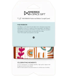 فاب ریبون سایز 2 طرح رنگین کمان کد: 2013 | لوتوس |5591022300445