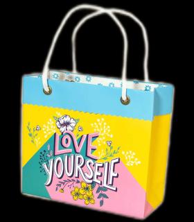 گیفت بگ گلاسه سایز 6 طرح خودت را دوست داشته باش کد: 6029 | لوتوس |5591022300338