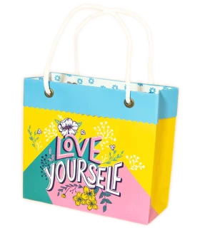 گیفت بگ گلاسه سایز 6 طرح خودت را دوست داشته باش کد: 6029 | لوتوس |5591022300338