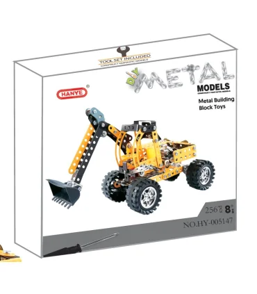 ساختنی های فلزی 256 قطعه مدل لودر HANYE کد: HY-005147 | متفرقه |5591022300023