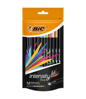 روان نویس 0.3 نوک نمدی 12 رنگ اینتنسیتی بیک | بیک |3086123449251