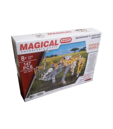 ساختنی های فلزی 147 قطعه مدل کرگدن HANYE کد: 1873 | متفرقه |5591022300047