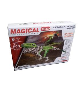 ساختنی های فلزی 171 قطعه مدل دایناسور HANYE کد: 1876 | متفرقه |5591022296235