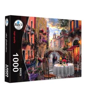 پازل 1000 تکه رونیز طرح شام دو نفره در ونیز کد: 07722 | رونیز |8005152077223