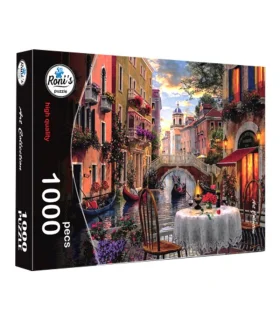 پازل 1000 تکه رونیز طرح شام دو نفره در ونیز کد: 07722 | رونیز |8005152077223
