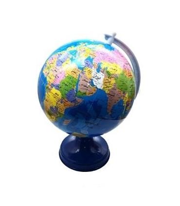 کره جغرافیا سایز 20 پایه فلزی آبی نگین | متفرقه |5591022299938