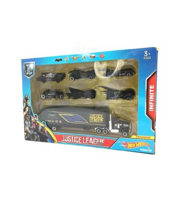 ست ماشین و تریلی فلزی بتمن کد: SK70327-K2 | متفرقه |5591022300131