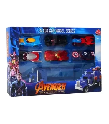 ست ماشین و تریلی فلزی اونجرز کد: 8643 | متفرقه |5591022300135