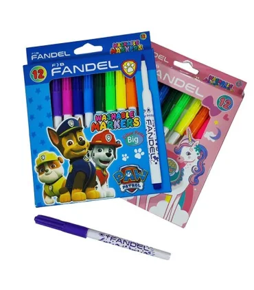 ماژیک 12 رنگ جعبه مقوایی فاندل کد: FB9204 | متفرقه |6922450692045