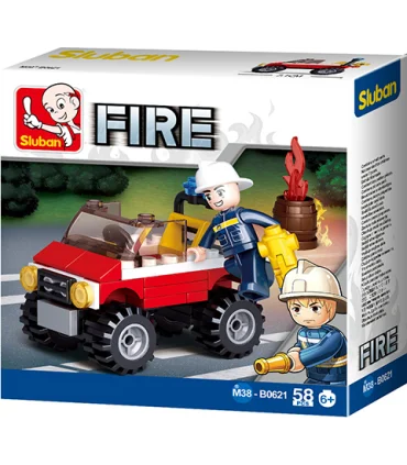 لگو آتش نشان 58 قطعه SLUBAN کد: B0621 | SLUBAN |6938242953911