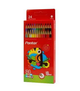 مداد رنگی 24 رنگ جعبه مقوایی پنتر کد: PCP 103-24 | پنتر |6266680000486