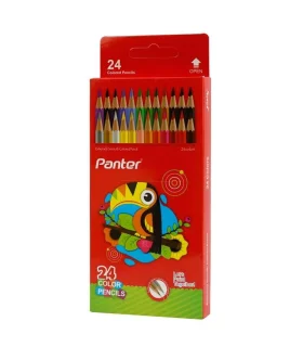 مداد رنگی 24 رنگ جعبه مقوایی پنتر کد: PCP 103-24 | پنتر |6266680000486