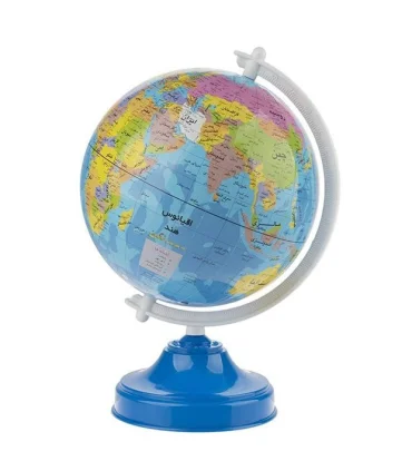 کره جغرافیا سایز 16 پایه آبی نگین | متفرقه |5591022298857