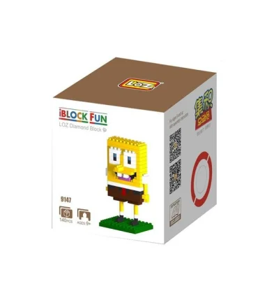 لگو باب اسفنجی 140 قطعه لوز کد : 9147 | لوز |6932691991470