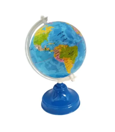 کره جغرافیا سایز 10 پایه آبی نگین | متفرقه |5591022298855